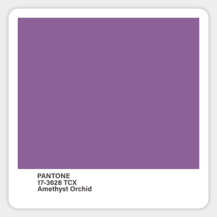 pantone 17-3628 TCX Amethyst Orchid Sticker